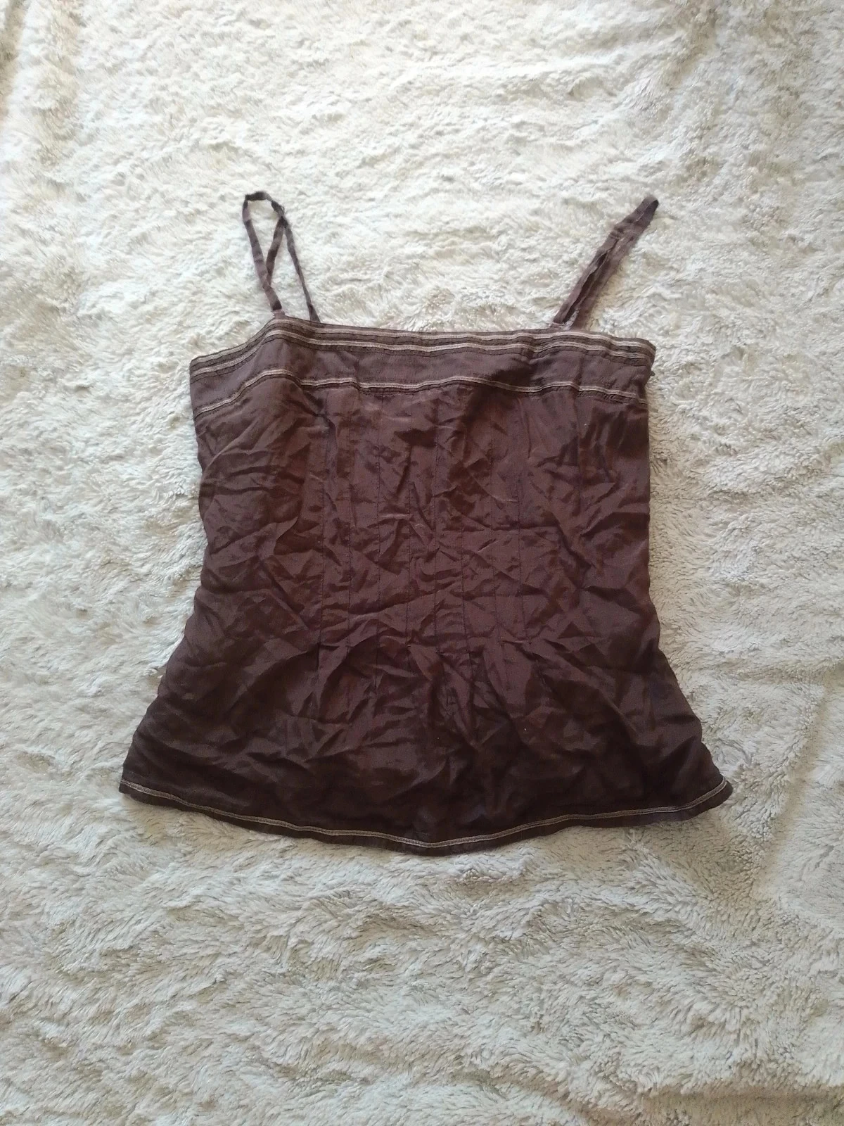 Top de seda y algodón 38 – photo 2